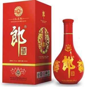 郎酒紅花郎十年53度 醬香型白酒 酒類批發 郎酒系列